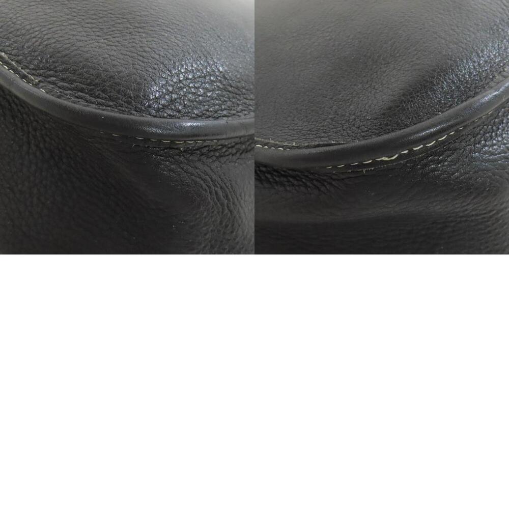CHRISTIAN DIOR Black Leather Shoulder Bag - Picture 10 of 11
